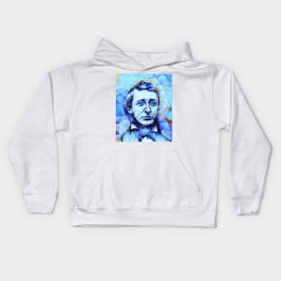 Henry David Thoreau Portrait | Henry David Thoreau Artwork | Henry David Thoreau Painting 10 Kids Hoodie